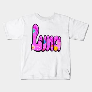 Luna - Name Luna Kids T-Shirt